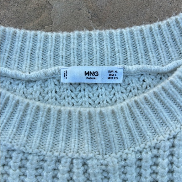 Mango Striped Knit Sweater in Cream, Gold, Pink, and Black - Picture 2 of 3